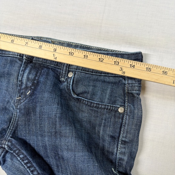 !IT Los Angeles Jeans Women’s Size 27 Short Mid Rise Jeans Cuffed Bottoms - Picture 9 of 11